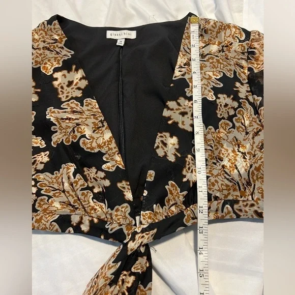 🔥Gianni Bini Marisol Jacquard Amber Flower,Cut-Out,Statement Dress, Size 10 - Picture 10 of 17